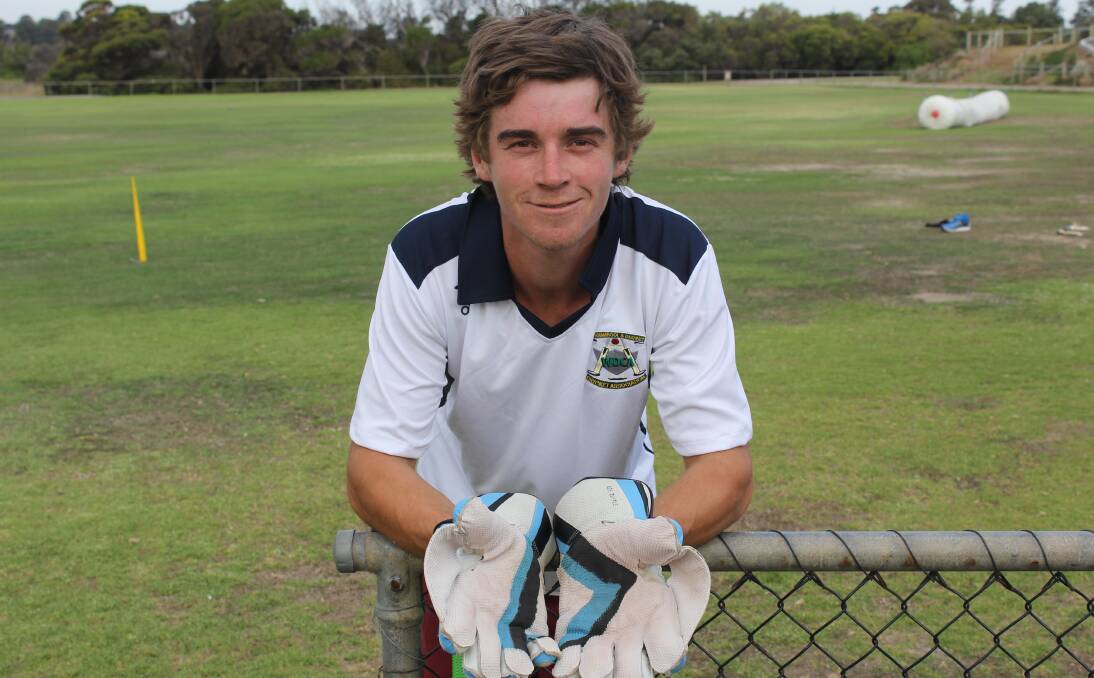 IN THE RUNS: Wicketkeeper-batsman Cameron Williams top scored for the Warrnambool and District Cricket Association team with 82 in its win over Bairnsdale on Wednesday. Picture: Justine McCullagh-Beasy