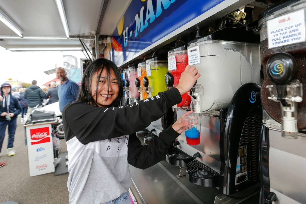 FUN: Shaira Naga at the 2019 Dennington's Day Out. Picture: Anthony Brady