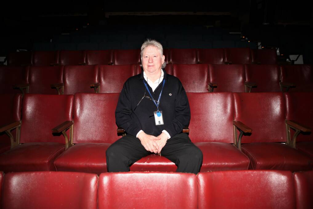 BEST SEAT IN THE HOUSE: Moyne Shire Council building co-ordinator Greg Howat takes a seat in the Reardon Theatre. The old seats will soon be for sale.