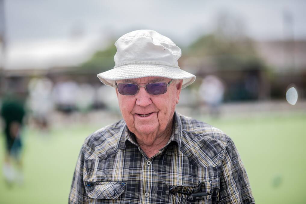 KEEN FOLLOWER: Michael Carroll is a regular at Western Division Bowls Division games played at City Memorial Bowls Club. Picture: Christine Ansorge.  