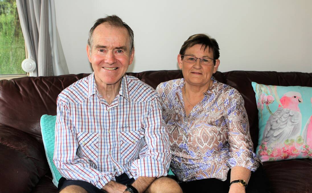 FIGHTER: Gary Lucas, with his wife Carol, reflects on six decades of living with type 1 diabetes. Picture: Anthony Brady 