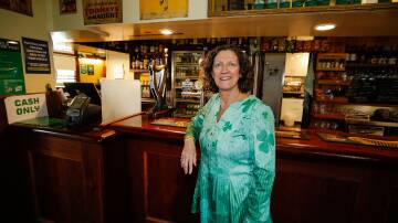 Wendy Murley is preparing to say goodbye to Mickey Bourke's Koroit Hotel, a place she has called home for the past 22 years. Picture by Anthony Brady