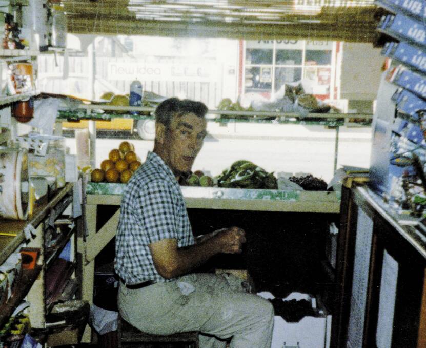 HISTORY: The late Pat Sharkey when he operated his milkbar at 130 Commercial Road in Koroit. Mr Sharkey ran the family business for half-a century.