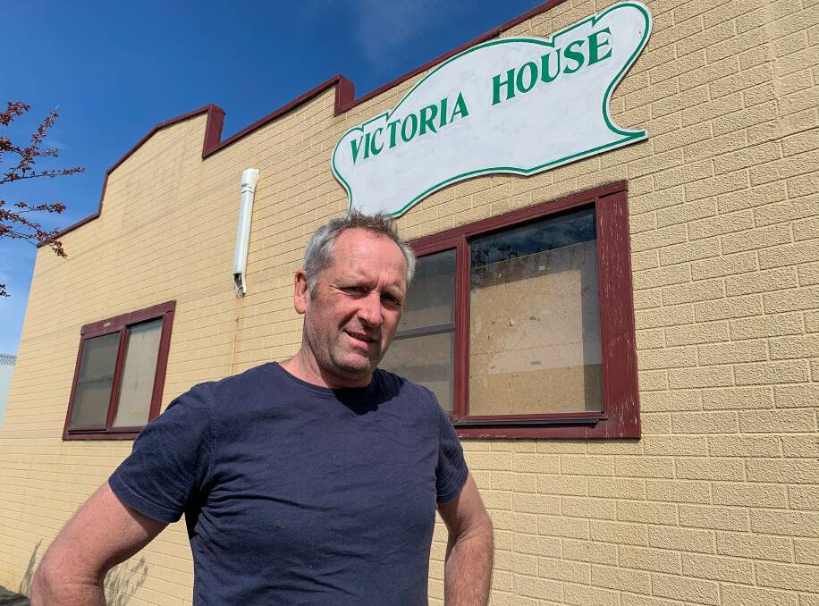  NEW START: Victoria House owner Paul Richard is demolishing the building on Commercial Road and is hopeful someone will take up the chance to develop the site. 