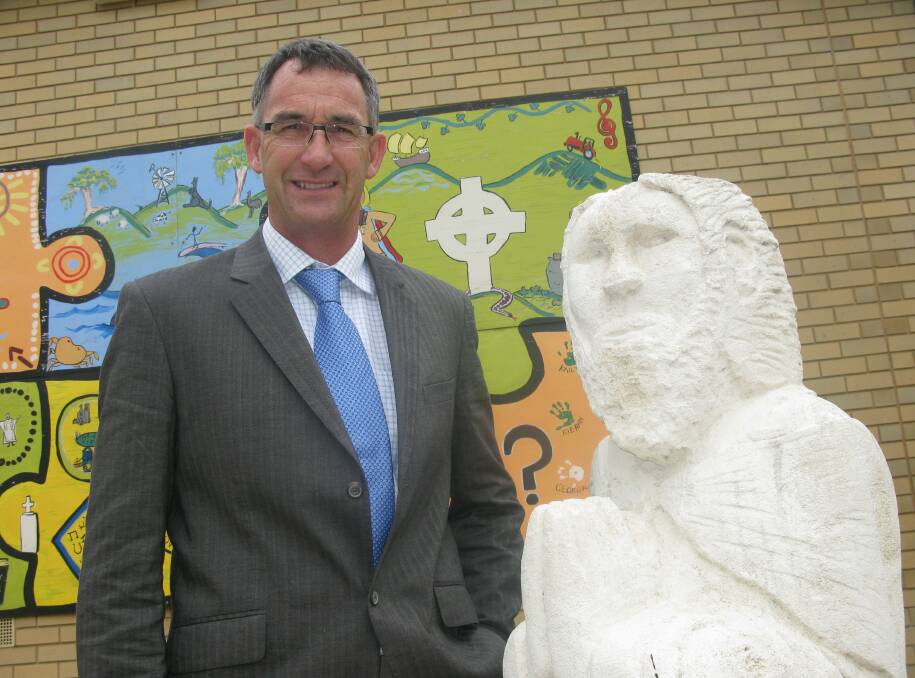 FLASHBACK: Mark Moloney in 2009. Mr Moloney has announced he will end his role as principal of St Patrick's Primary School Koroit at the end of the year. 