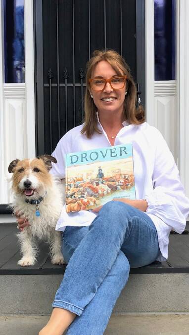 NEW READ: Neridah McMullin with her latest book, Drover, which will be out in book shops soon.