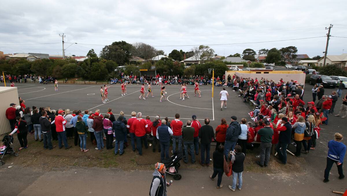 Netball court at Hanlon Park