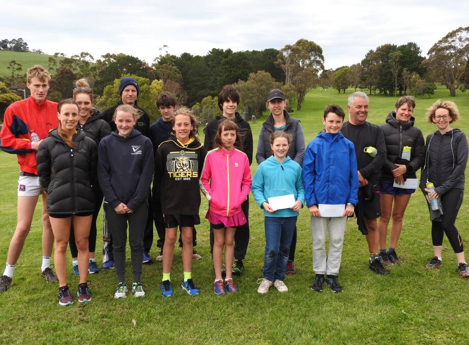 ON THE RUN: Winners from all the sections of the Camperdown Lake 2 Lake Fun Run. Entries to the event doubled from 2015 while a significant amount of money was raised for the Camperdown hospital.  