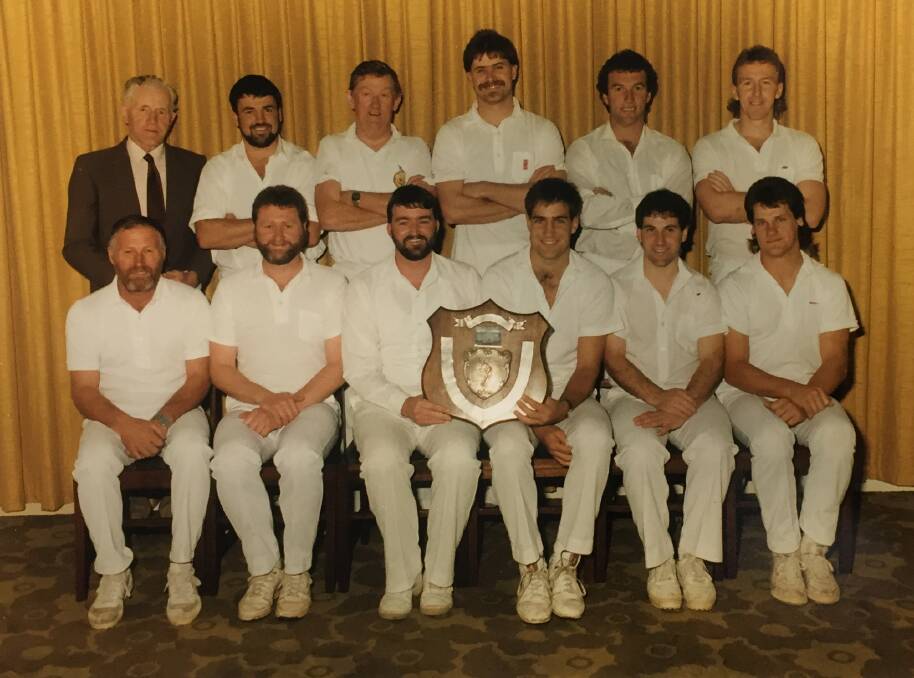 WINNERS: The 1988-89 Grassmere two-day premiership team. The players will be meeting up for a reunion this weekend. 