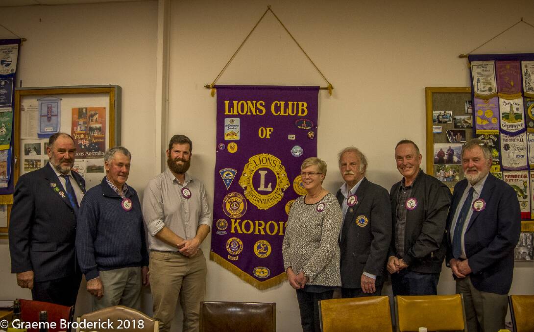 Koroit Lions Club members.