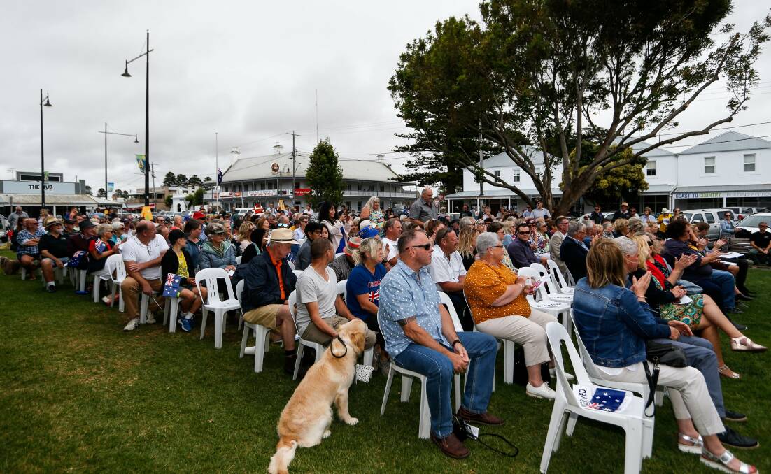 Fiddler's Green in Port Fairy will again host an Australia Day ceremony. Picture by Anthony Brady