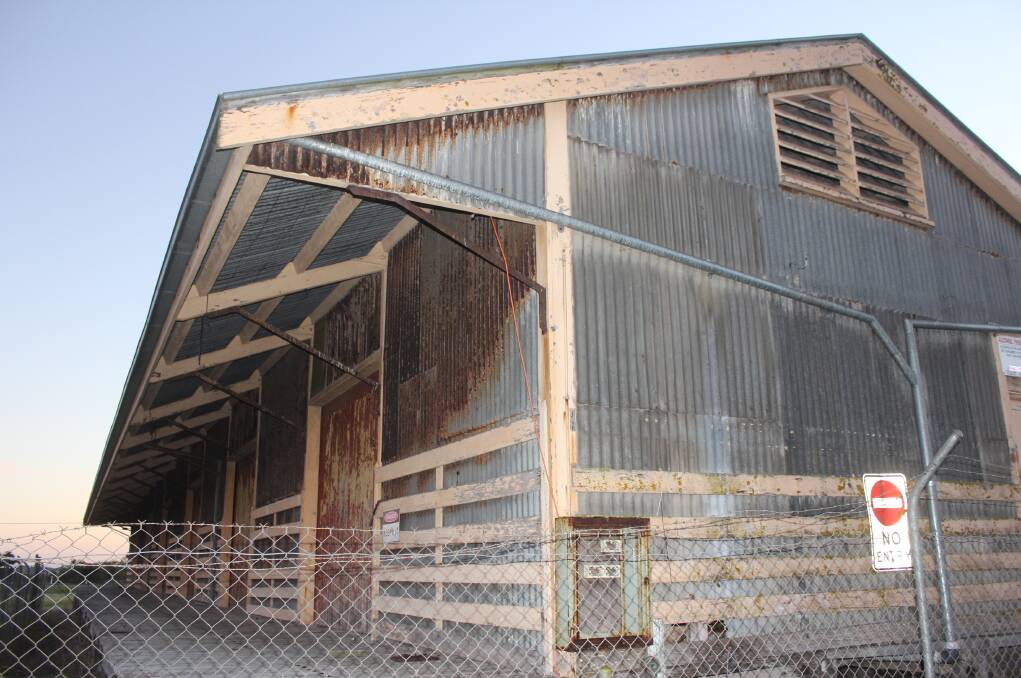 The Port Fairy Goods Shed pre restoration.