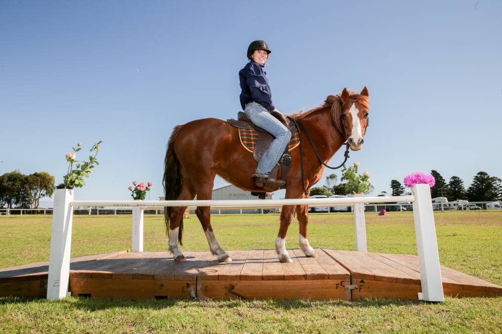 KEEN: Working Equitation rider Ruby Conlan is a member of the south-west club. Picture: Chris Doheny