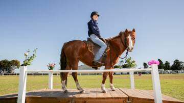 KEEN: Working Equitation rider Ruby Conlan is a member of the south-west club. Picture: Chris Doheny