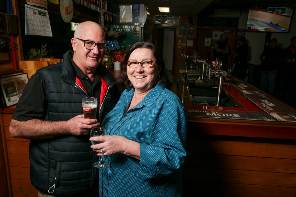 BYE: Darren and Julie Smith have finished at the Commercial Hotel Koroit after a successful run as publicans for over a decade. Picture: Chris Doheny