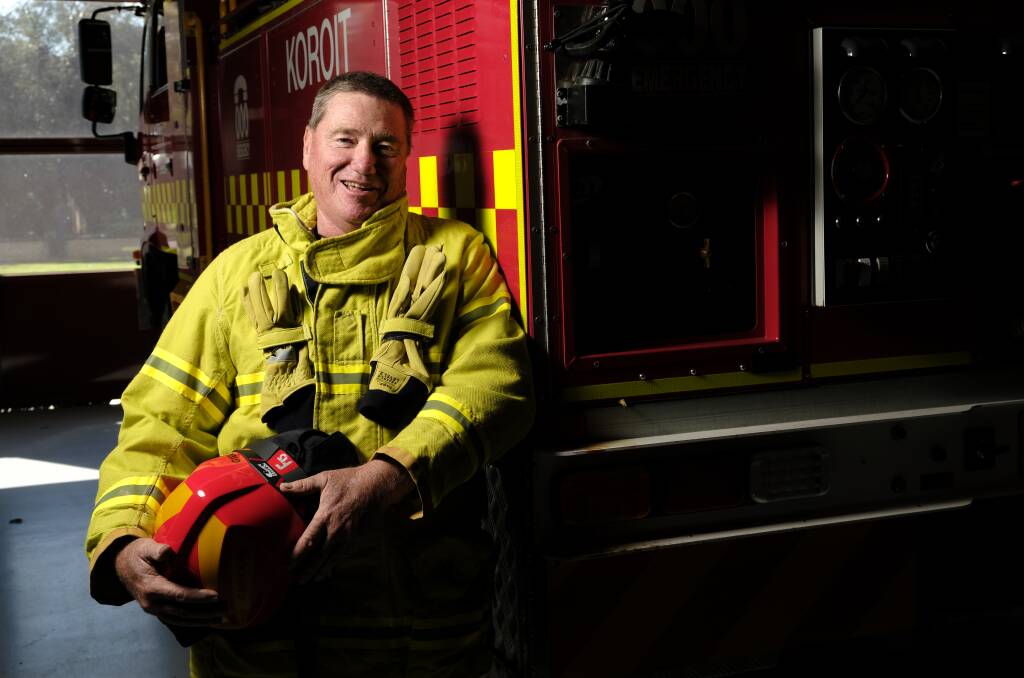 ON THE JOB: Koroit CFA captain Steve Giblin is asking the community to do what it can to help the south-west be fire ready ahead of summer. Picture: Chris Doheny