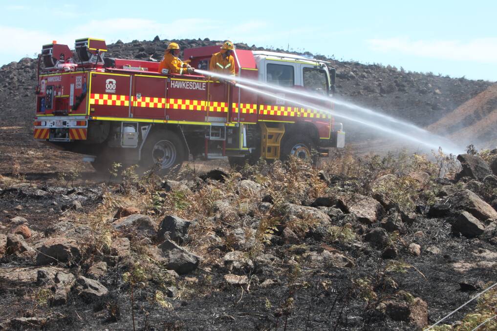 Hawkesdale CFA in action.