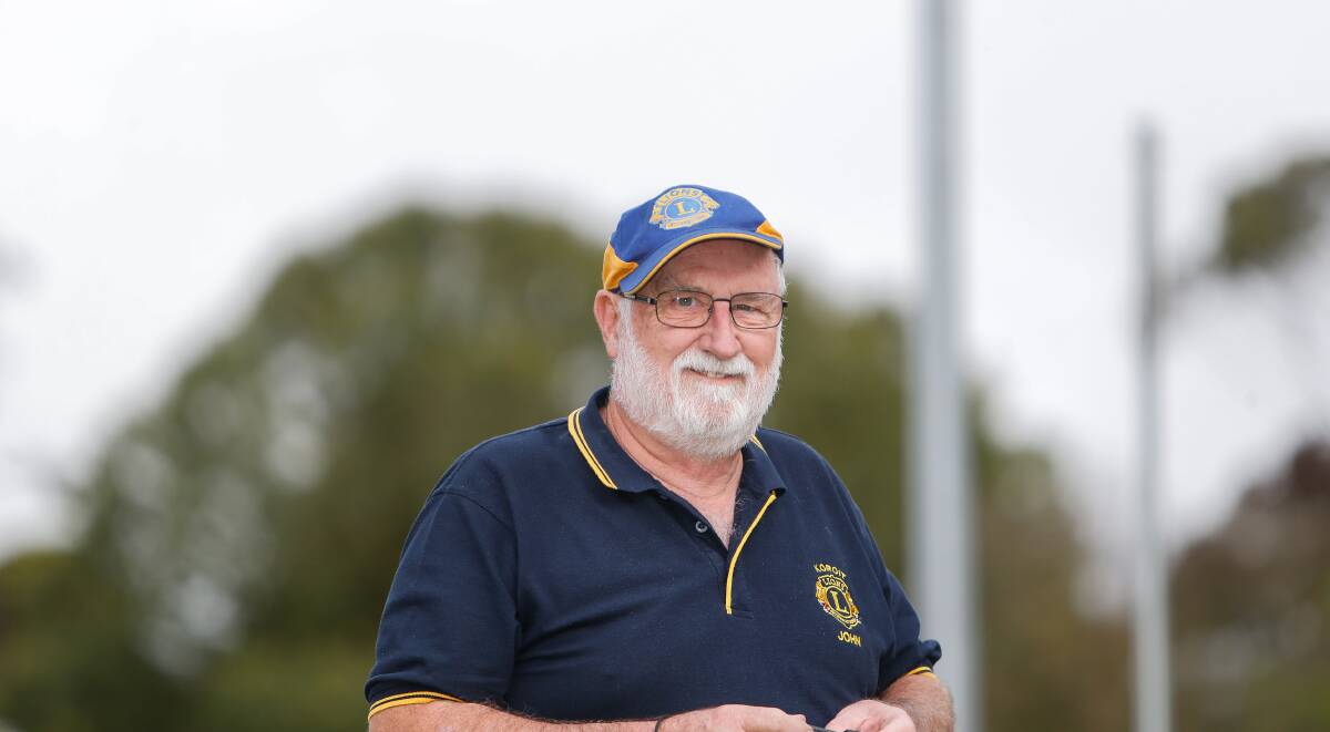 SUCCESSFUL: Koroit Lions Club member John Featherby is happy with the news of Moyne Shire funding. Picture: Anthony Brady 