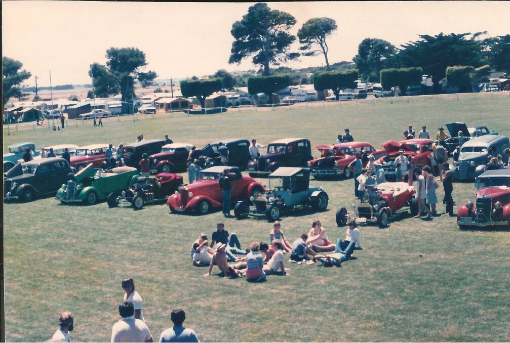 ONE OFF: The Port Fairy Rod Run when it was held at the Gardens Oval.