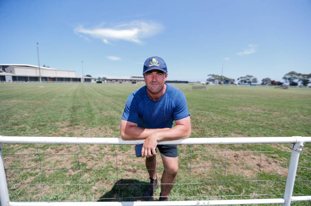 ALL SET: Koroit Sheepdog Trial president Conor McConnell at Victoria Park. Picture: Anthony Brady