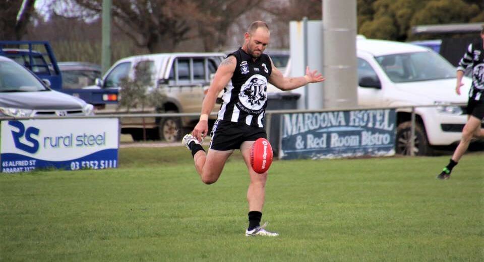 KEY: Dennington premiership coach Darcy Lewis will line up for Wickliffe-Lake Bolac in the Mininera and District league grand final. Pitcure: Tracey Kruger 
