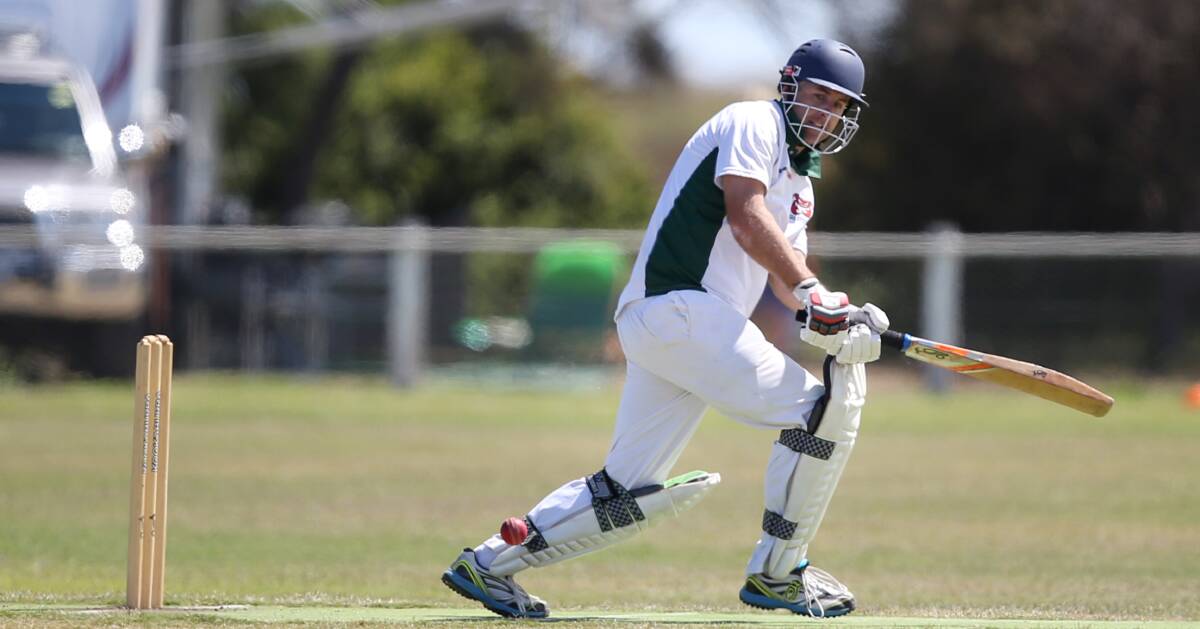 WELL PLAYED: Killarney top order batsman James Cole is an important player in the Crabs' line up. They have a double-header this weekend.