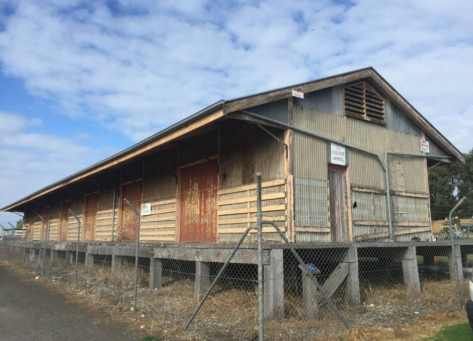 PLANS: The Port Fairy Railway Goods Shed. Moyne Shire councillors have committed funding to help upgrade the exterior of the building. Picture: Anthony Brady