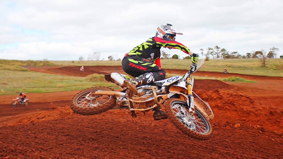 TOP CLASS: Current world junior 125cc motorcross champion Bailey Malkiewicz will be in action at  Shipwreck Coast Motorcross Open 2 Dayer at Lake Gillear this weekend. Picture: Karen Morriss.