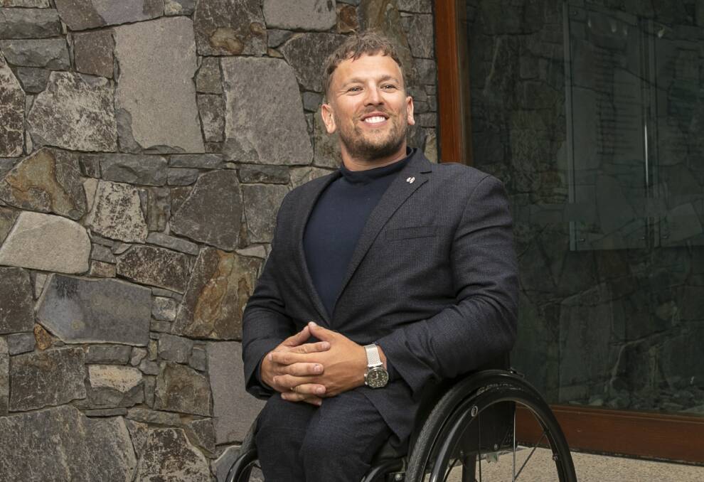 Australian of the Year for 2022 and paralympian, Dylan Alcott, is among the 10 everyday Aussies invited to attend Queen Elizabeth's funeral. Picture by Keegan Carroll