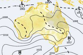 A low forming off the Queensland coast is expected to rapidly intensify to a tropical cyclone. Image by Bureau of Meteorology 