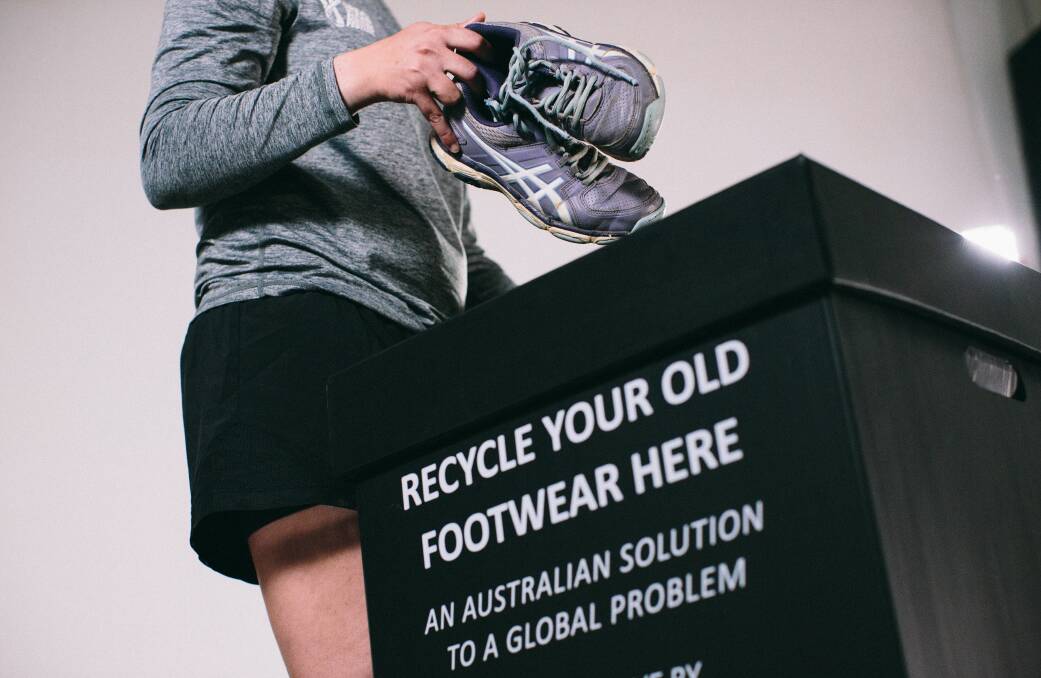 SOMETHING OLD: More than 400,000 old shoes have been recycled during the past 12 months. Picture: Supplied