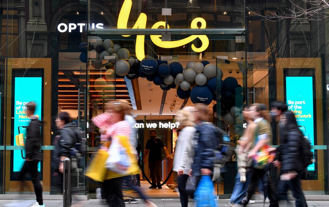 Optus customers' private information could be compromised after a cyber attack hit the phone and internet provider. Picture by Bianca De Marchi/AAP