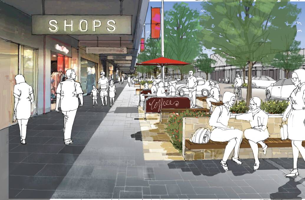 Concept drawings for the Warrnambool CBD revitalisation project. 