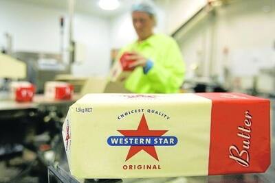Cobden's Western Star butter. 080106LP17