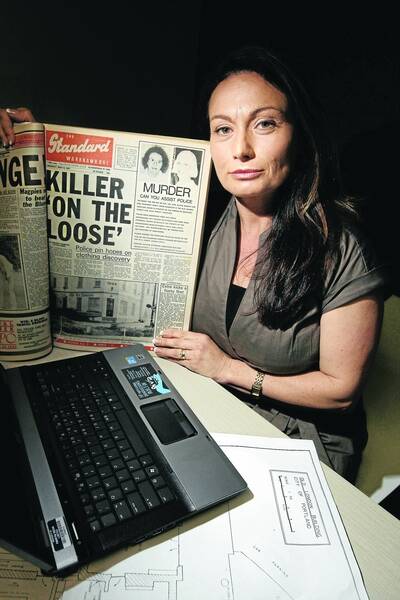 Port Campbell author Leonie Wallace will have a book called Horrible Man published next year about the double murders that happen in Portland in May 3 1991.