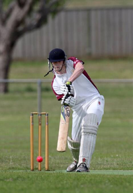 Nestles batsman Louis Herbert keeps his eye on the ball in his side’s win on Tuesday night.