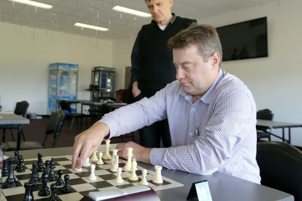 State chess competition at Wannon Park. Pictured is Leonid Sandler from Melbourne  121118AS02 Picture: AARON SAWALL