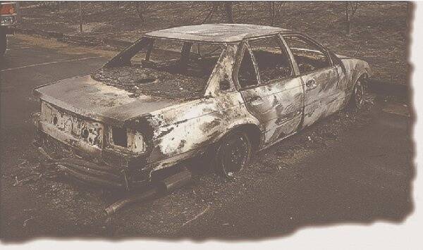 Lives, homes, land and cars were destroyed in the bushfires. Picture: Wimmera Mail-Times