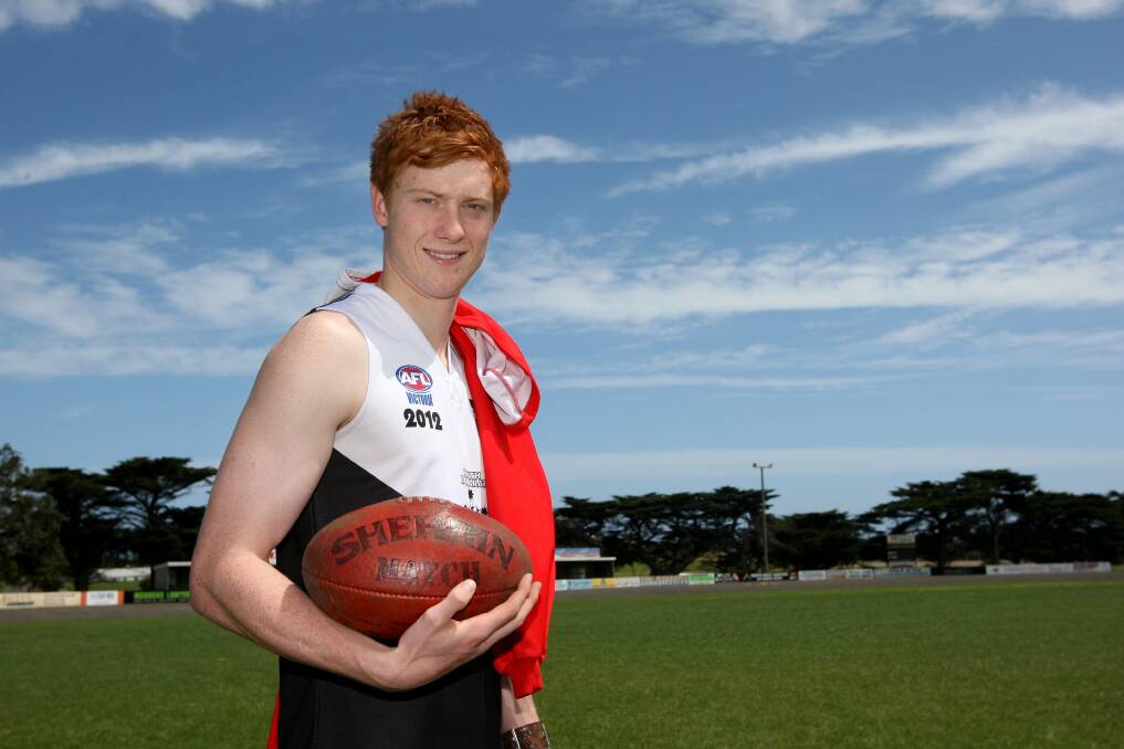 South Warrnambool and North Ballarat Rebels TAC player Louis Herbert, 18, is rated a hot prospect in the AFL draft by his coaches.  