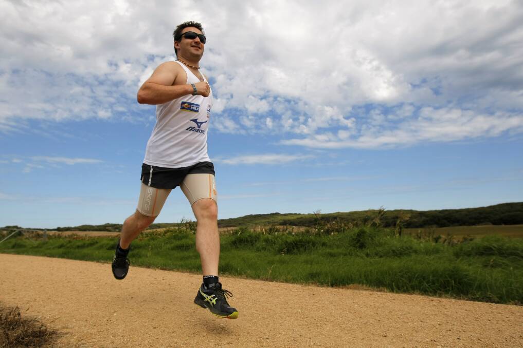 Warrnambool runner Jarrod Mast is attempting to complete the Australian Sweep of Marathons.