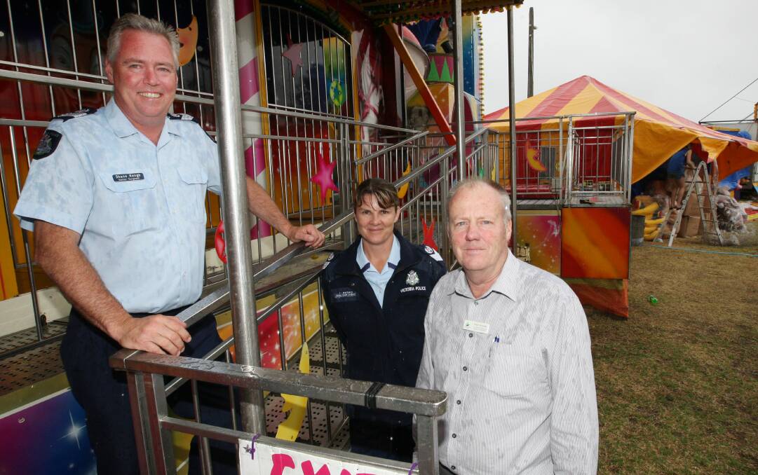 Teamwork: Acting Senior Sergeant Tania Barbary, Senior Sergeant Shane Keogh and Warrnambool City Council local laws co-ordinator Peter McArdle are aiming to make summer safe for the public.    