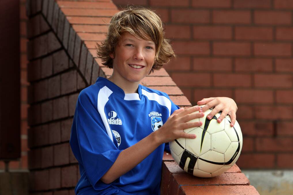 Warrnambool soccer player Liam Burns, 13, has been invited to try out for the Victoria Country under 14 boys’ team.