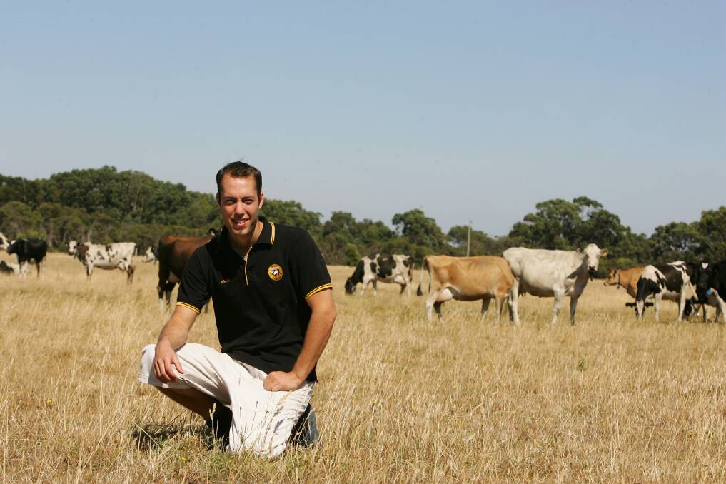 Schulz Organic Farms’ Simon Schulz, 28, is in the running for a young achiever award.         