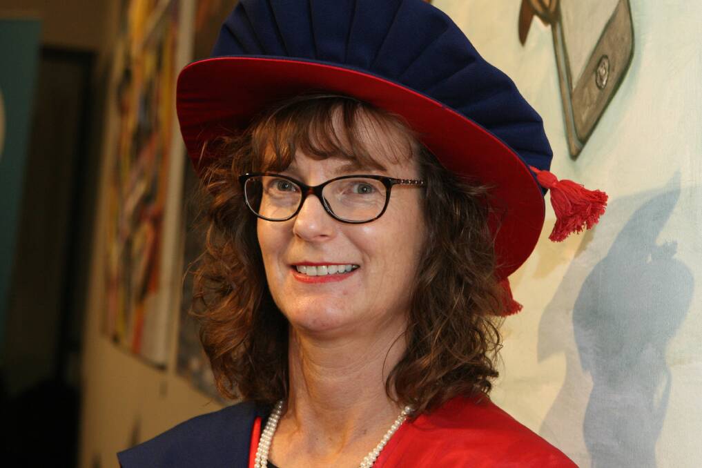 Julie Rowlands, of Koroit, graduated from Deakin University with a PhD.