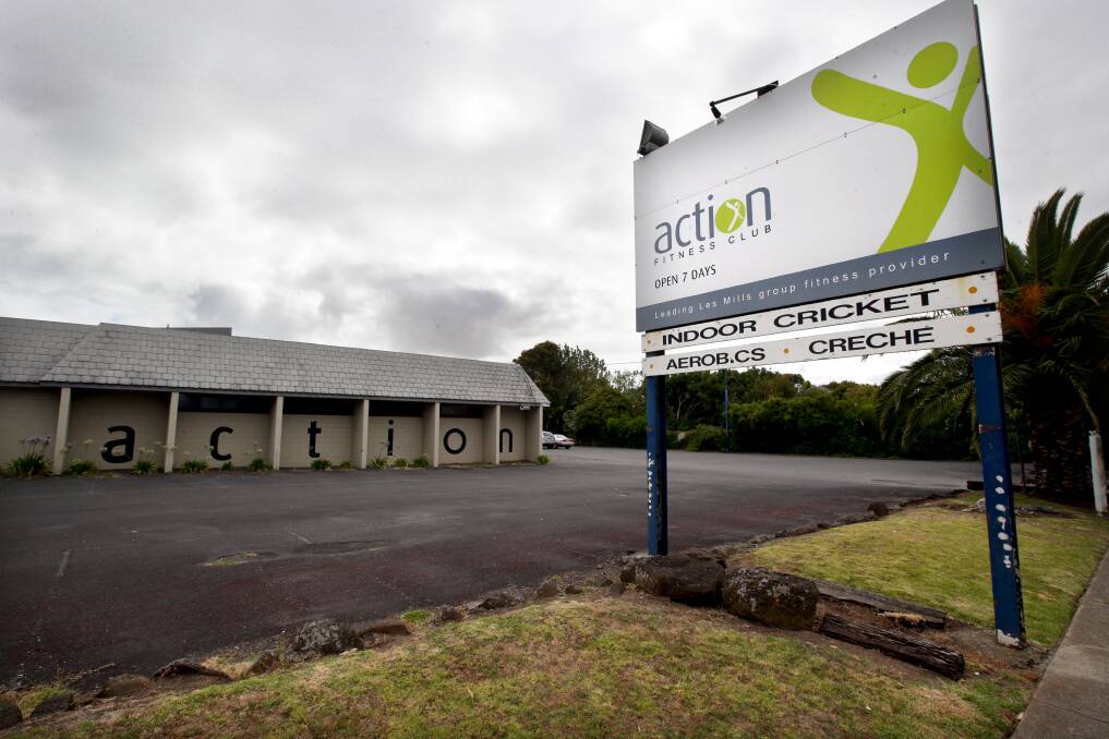 The Action Fitness Club sign may soon be replaced by CFA signage.