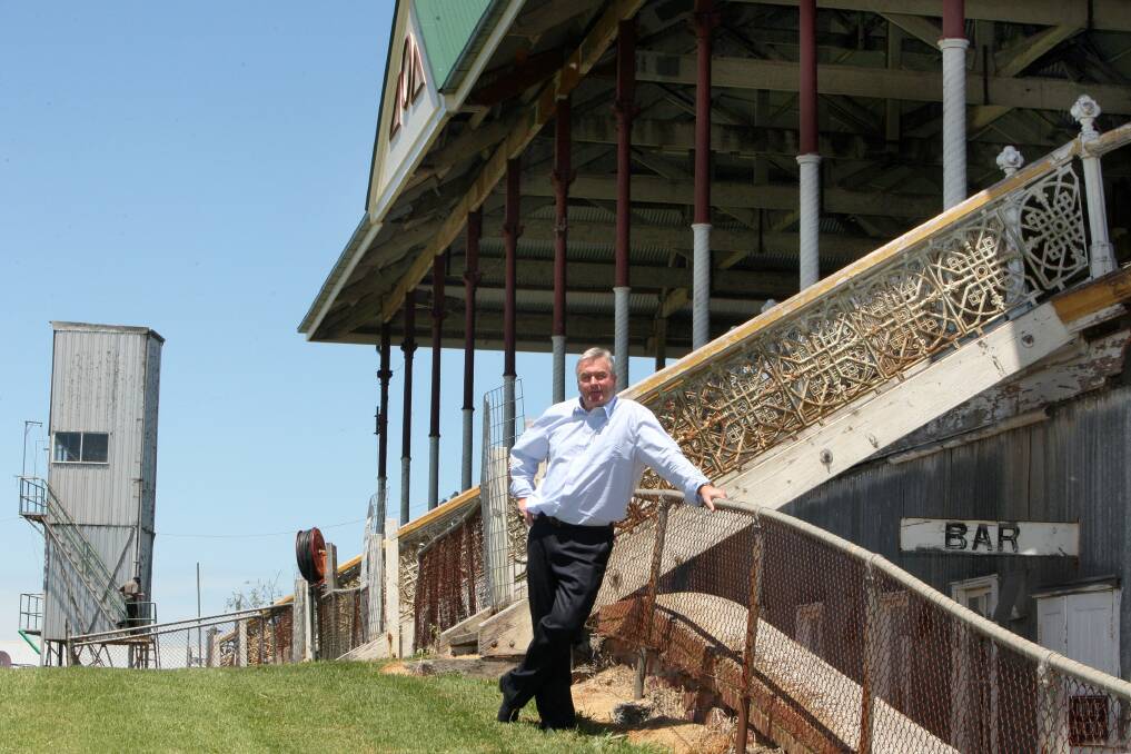 Camperdown Turf Club president Laurie Hickey is delighted this Saturday’s cup meeting will be im-mortalised in a photographic book in aid of the grandstand restoration. 