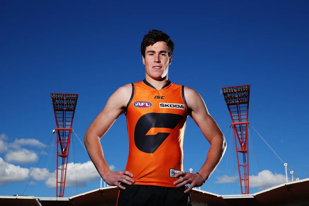 Dartmoor export Jeremy Cameron proudly wears the Greater Western Sydney Giants colours, which have been adopted by his home club. 