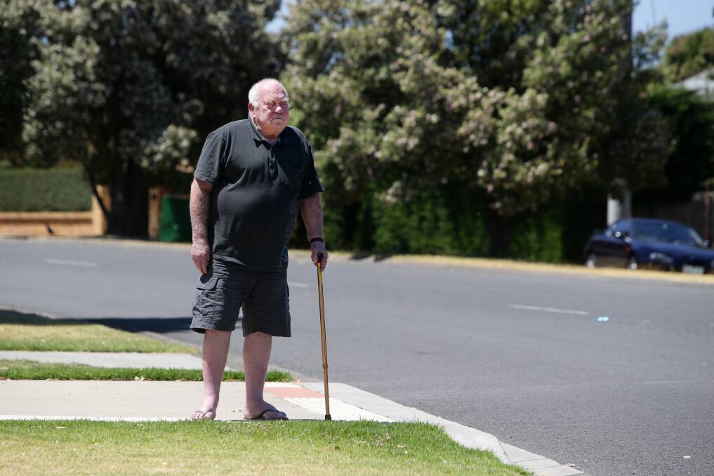 Eddington Street resident Richard White, 75, who is recovering from a broken leg, now faces almost a one-kilometre walk to the nearest bus stop — instead of 150 metres. 