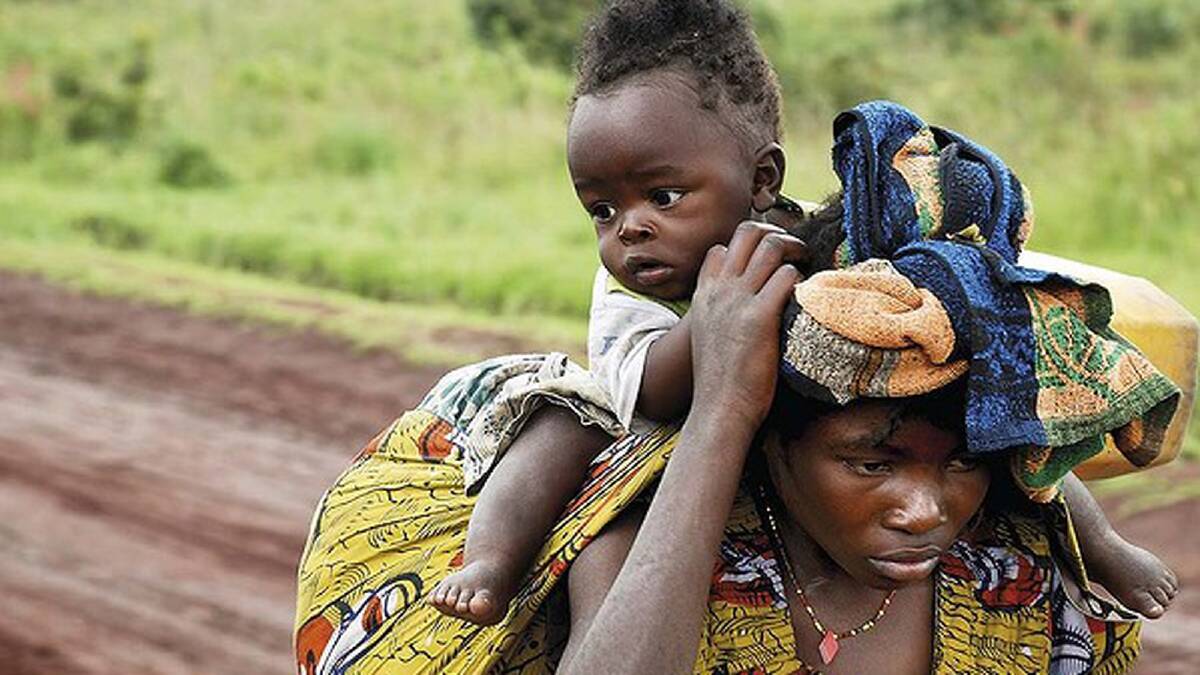Mother and child in the Democratic Republic of Congo (MONUC). Photo: Michael Arunga