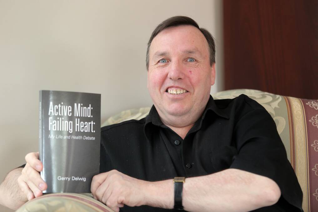 Gerry Delwig has become an unlikely author with a book about his heart condition.